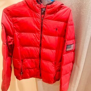 Polo by Ralph Lauren Red Puffer Jacket